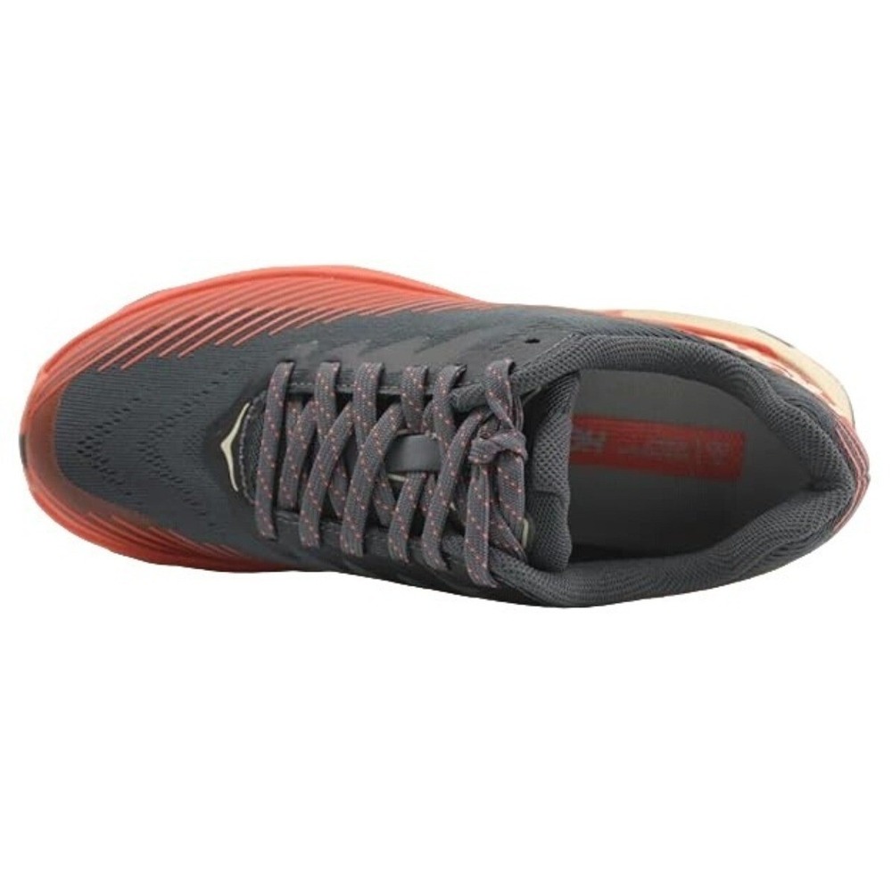 Hoka One One Torrent 2 Trail Running Shoes Womens 6 Grey Orange Sneakers